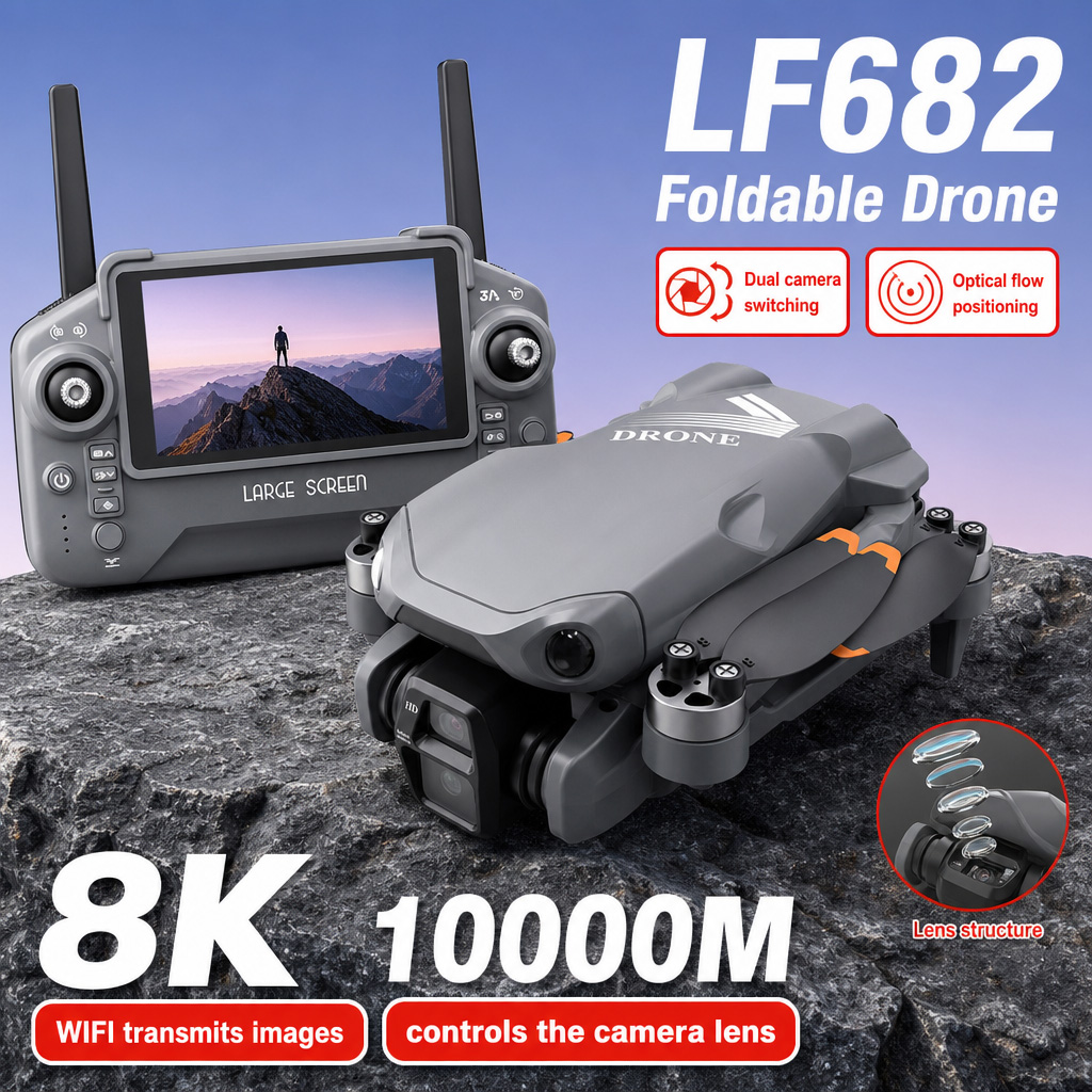 Drone Battery Box - Foto Udara Drone LF682 8K HD