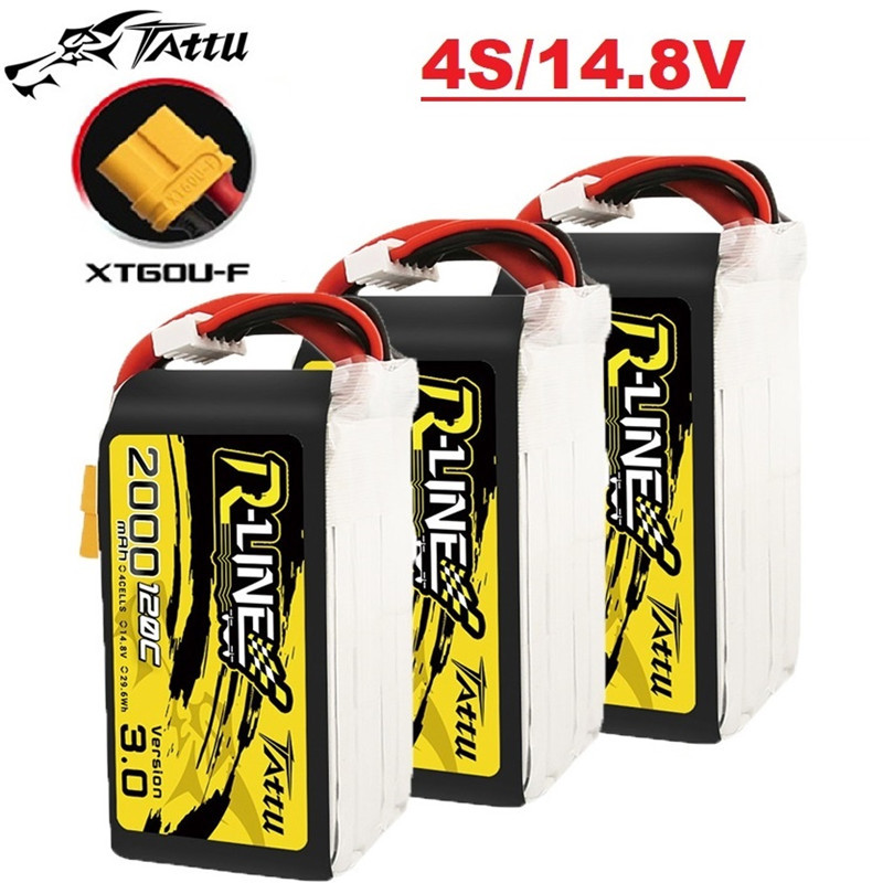 Drone Battery 4S - R-LINE TATTU panas baterai Lipo 3.0