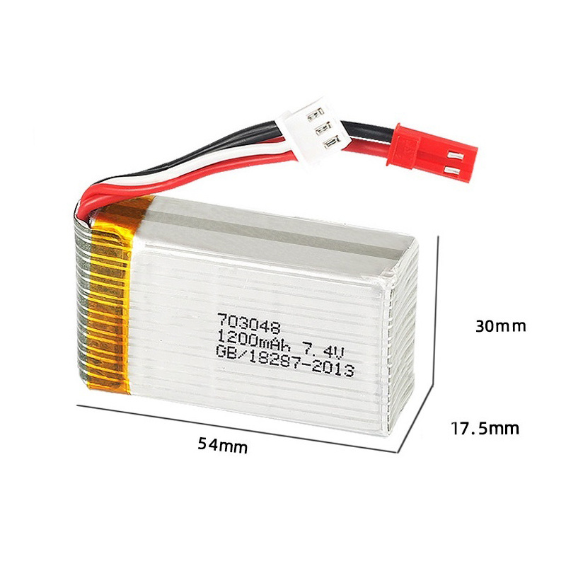 Baterai Lipo 2S 7.4 V 1200MAh  - Drone Battery Connector ulasan dan harga