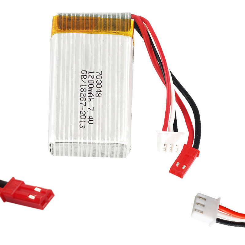 Baterai Lipo 2S 7.4 V 1200MAh  - Drone Battery Connector ulasan dan harga
