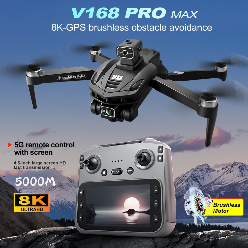 V168 PRO Max GPS Drone 8K Prof - Drone Battery Box ulasan dan harga