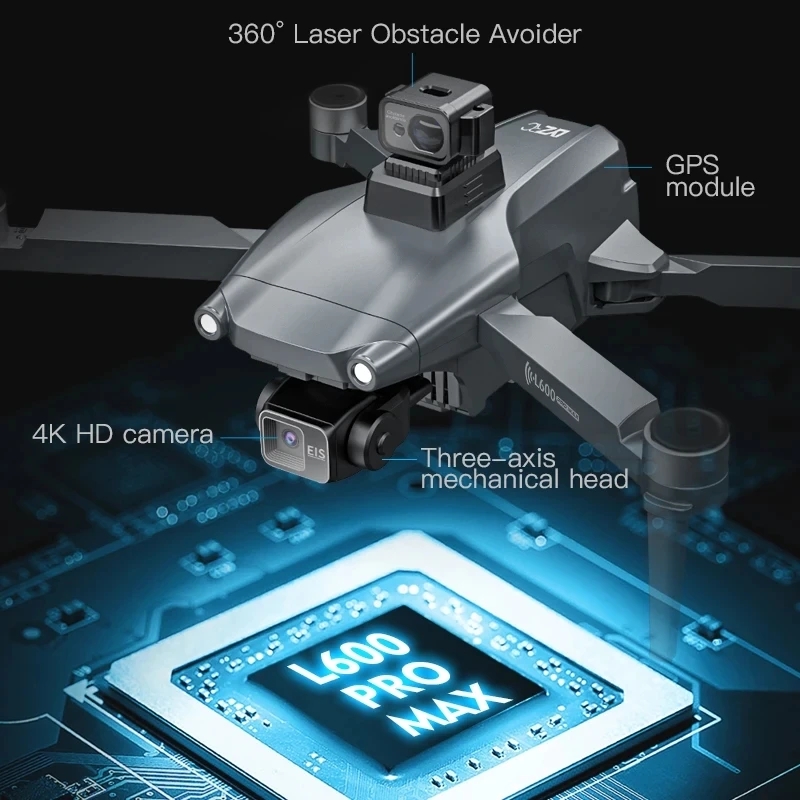L600 PRO MAX Drone GPS profesi - Drone Battery Box ulasan dan harga