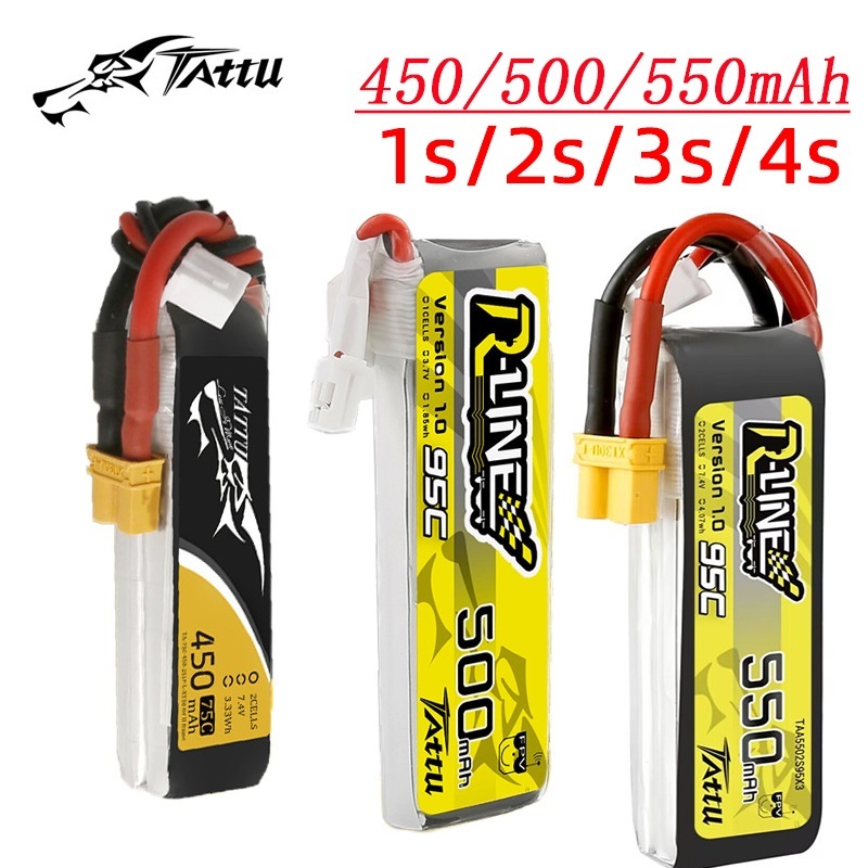 3 buah TATTU baru 450/500/550m - Drone Battery 4S ulasan dan harga