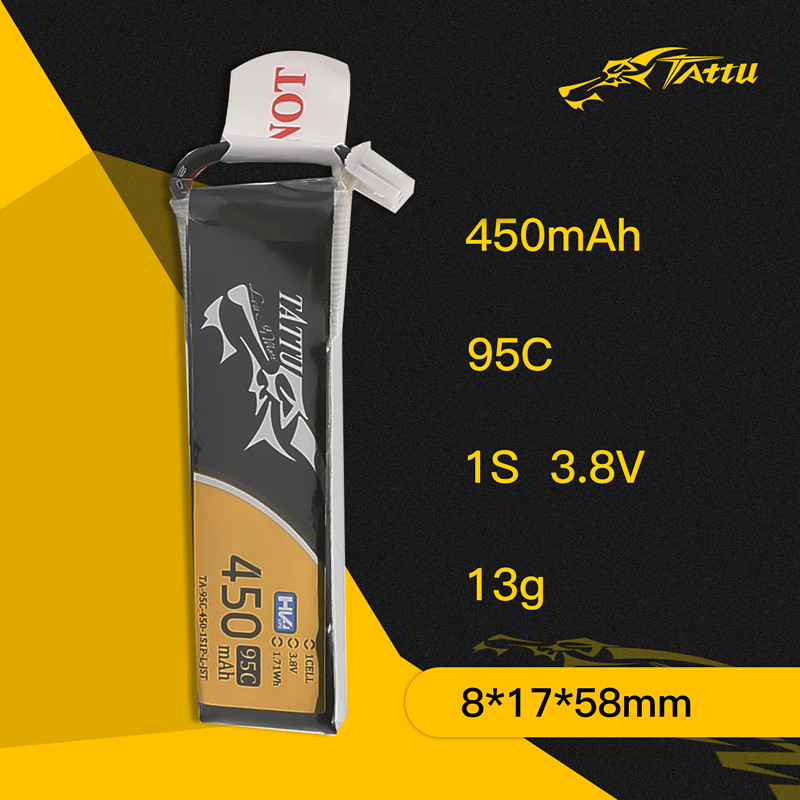 3 buah TATTU baru 450/500/550m - Drone Battery 4S ulasan dan harga