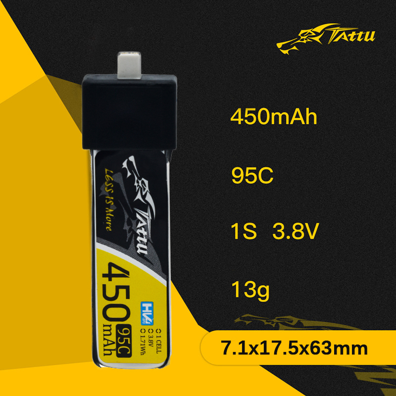3 buah TATTU baru 450/500/550m - Drone Battery 4S ulasan dan harga