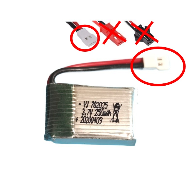 Vj 702025 untuk H2 H8 H48 U207 - Drone Battery Li-Ion ulasan dan harga